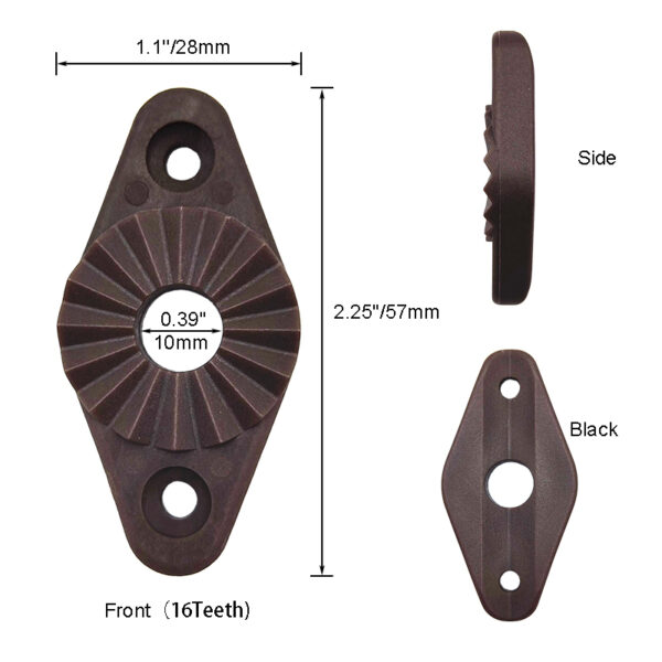 canopy frame connector for sams club curved roof swing