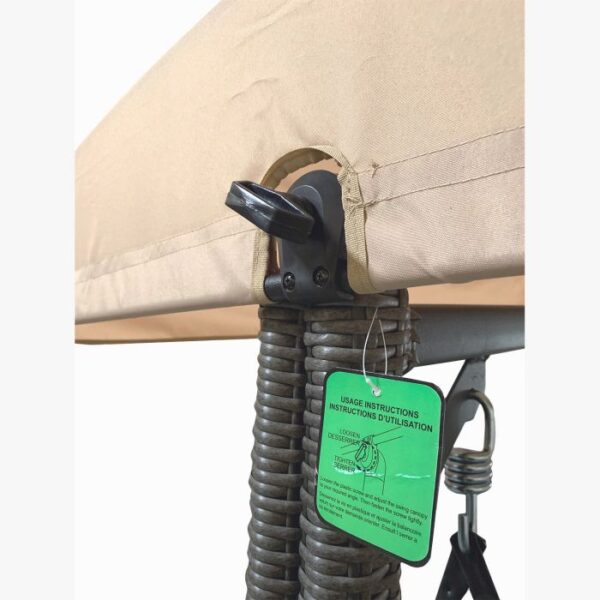 canopy/frame connector for lakewood swing