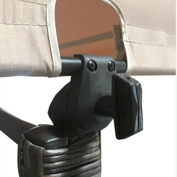 canopy/frame connector for augusta wicker swing