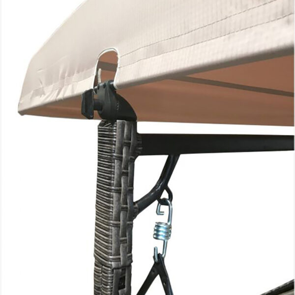 canopy/frame connector for augusta wicker swing
