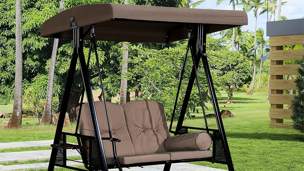 purple leaf 2 seat swing zypps02(1)