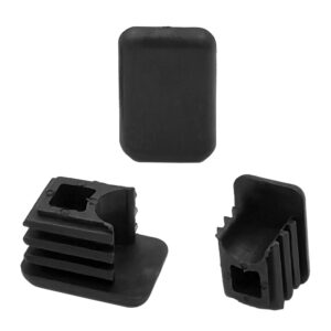 timyrimy porch swing canopy rail end caps, fits 19 x 30mm (3/4" x 1 3/16") od rectangular tube canopy rails(set of 4)