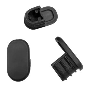 timyrimy porch swing canopy rail end caps, fits 15 x 27mm (19/32" x 1 1/16") od rectangular tube canopy rails(set of 4)