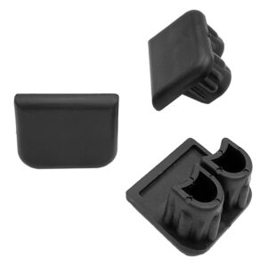 timyrimy porch swing canopy rail end caps, fits 30 x 36mm (1 3/16" x 1 13/32") od rectangular tube canopy rails(set of 4)