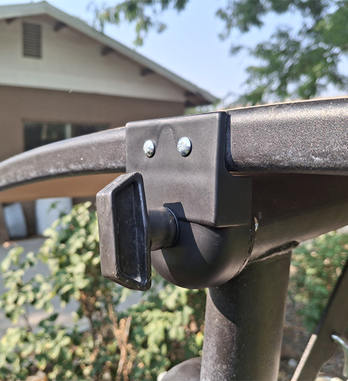 rus415m living accents swing canopy frame connector