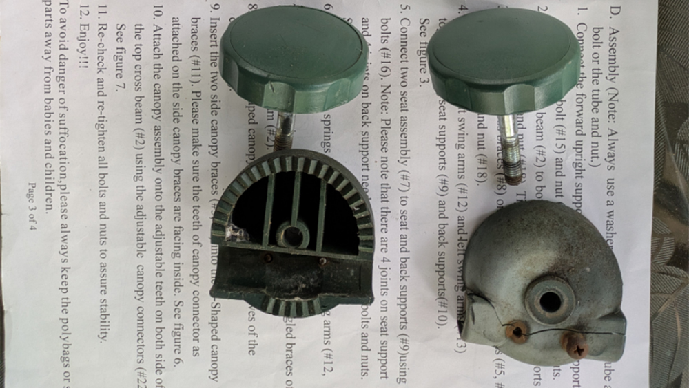 rus4860 swing replacement parts